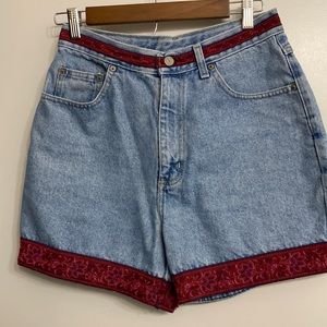 High waisted billblass real denim shorts